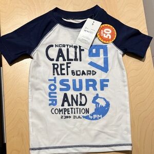 4/$20 Swim rash guard new with tags Size 5